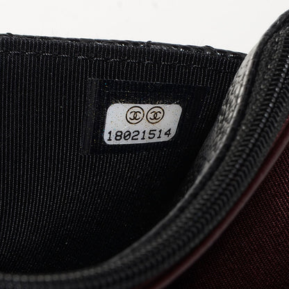 Chanel Caviar Quilted Wallet On Chain WOC Black 9 of 9