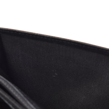 Chanel Goatskin Camellia Embossed Flap Wallet Black 15 of 15