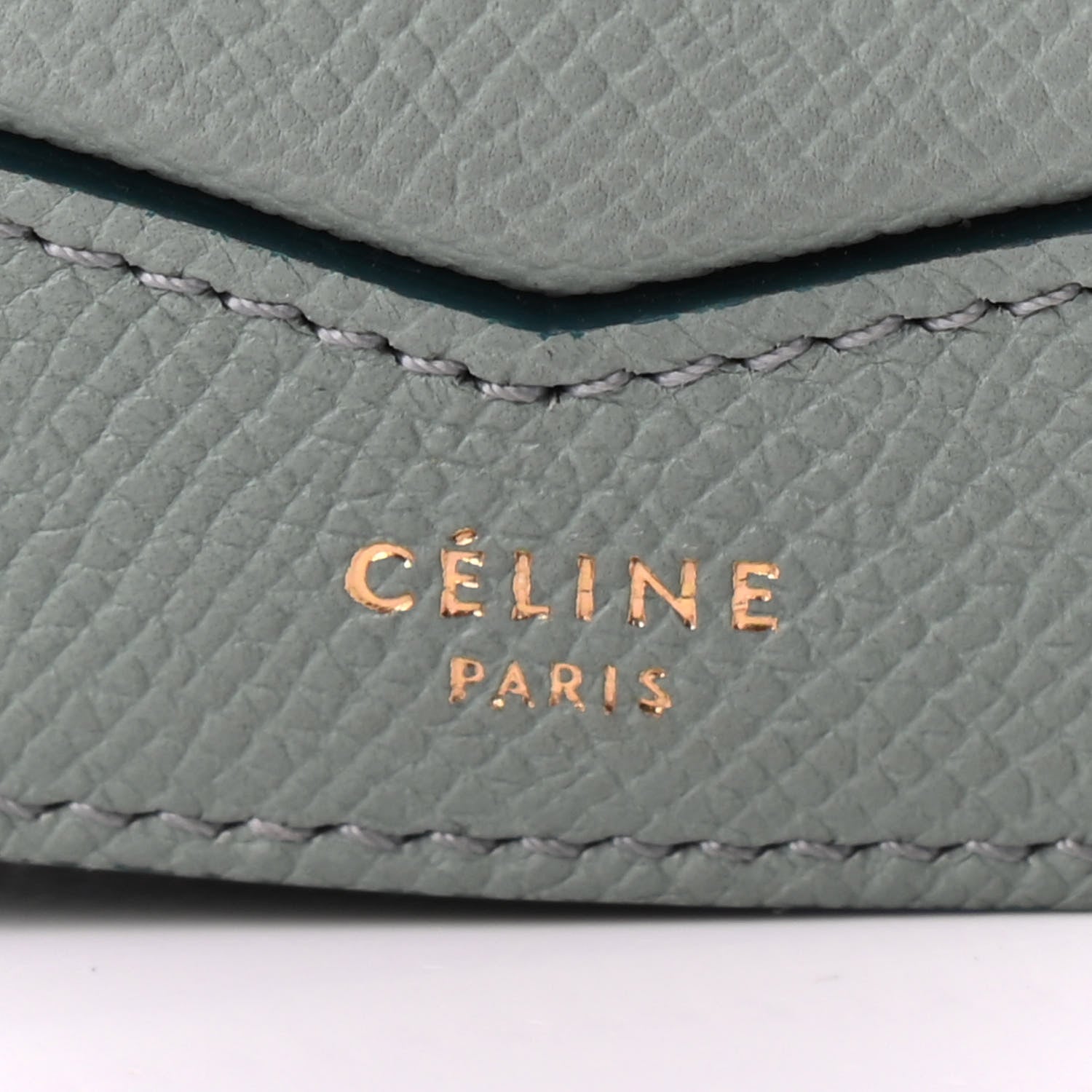 Celine Baby Grained Calfskin Small Trotteur Jade 6 of 9