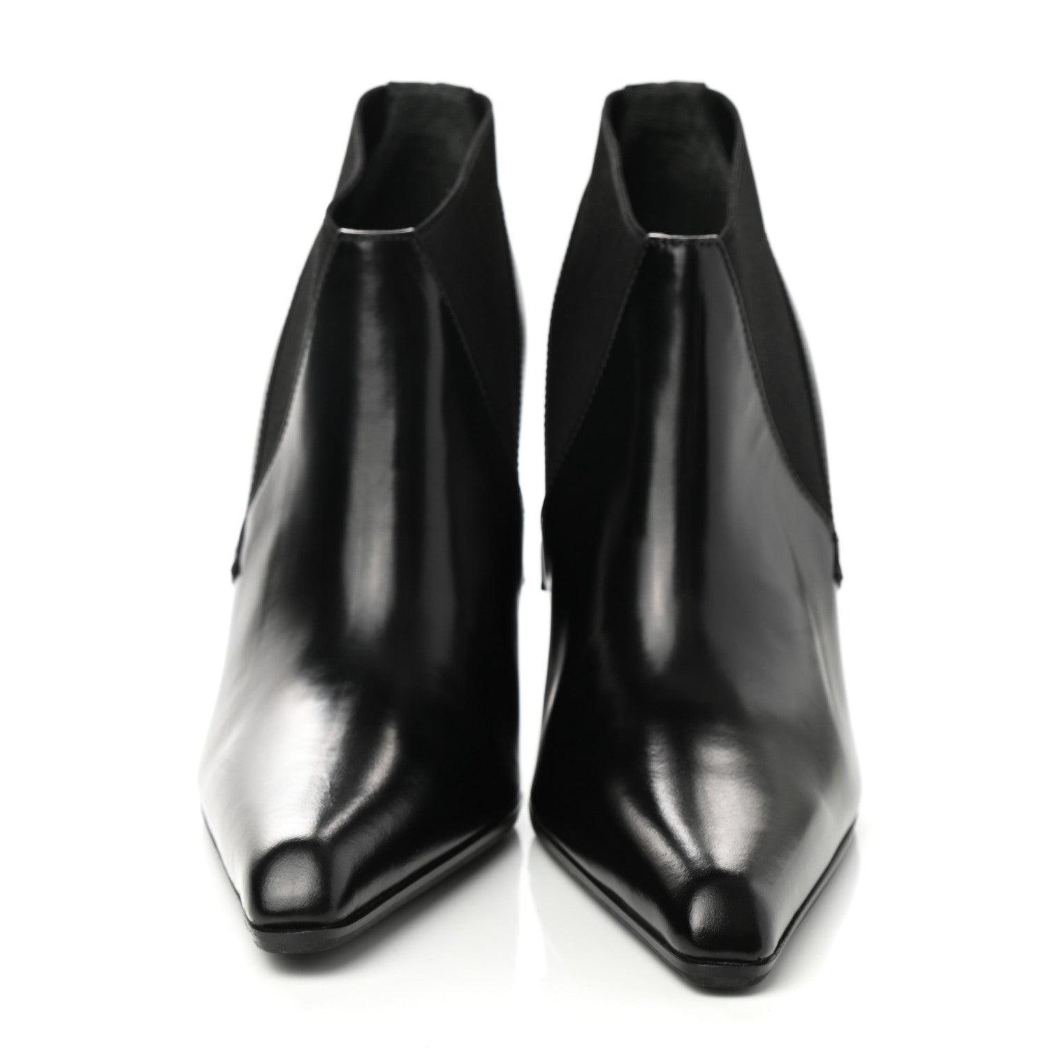 Prada Spazzolato Ankle Boots 36 Black 2 of 9