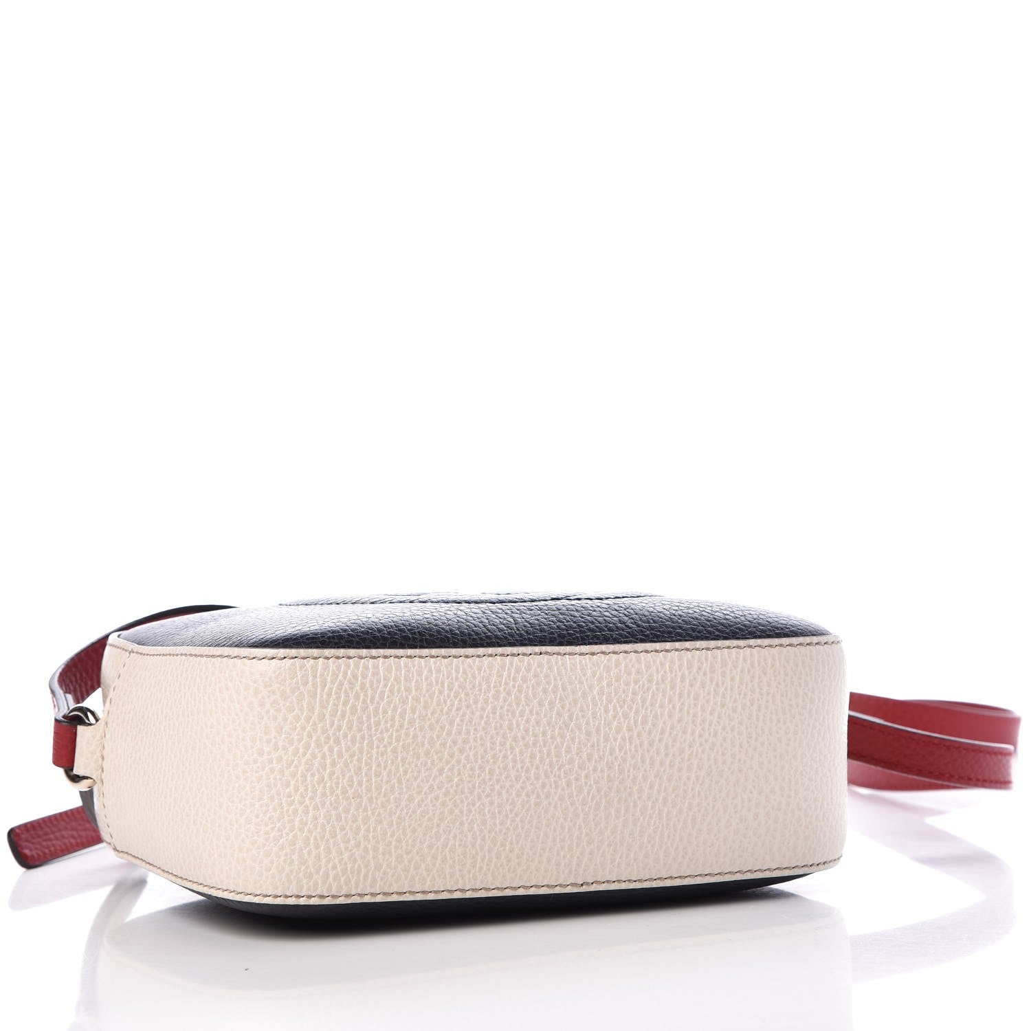 Gucci Dollar Calfskin Small Soho Disco Bag Blue Hibiscus Red Mystic White 4 of 7