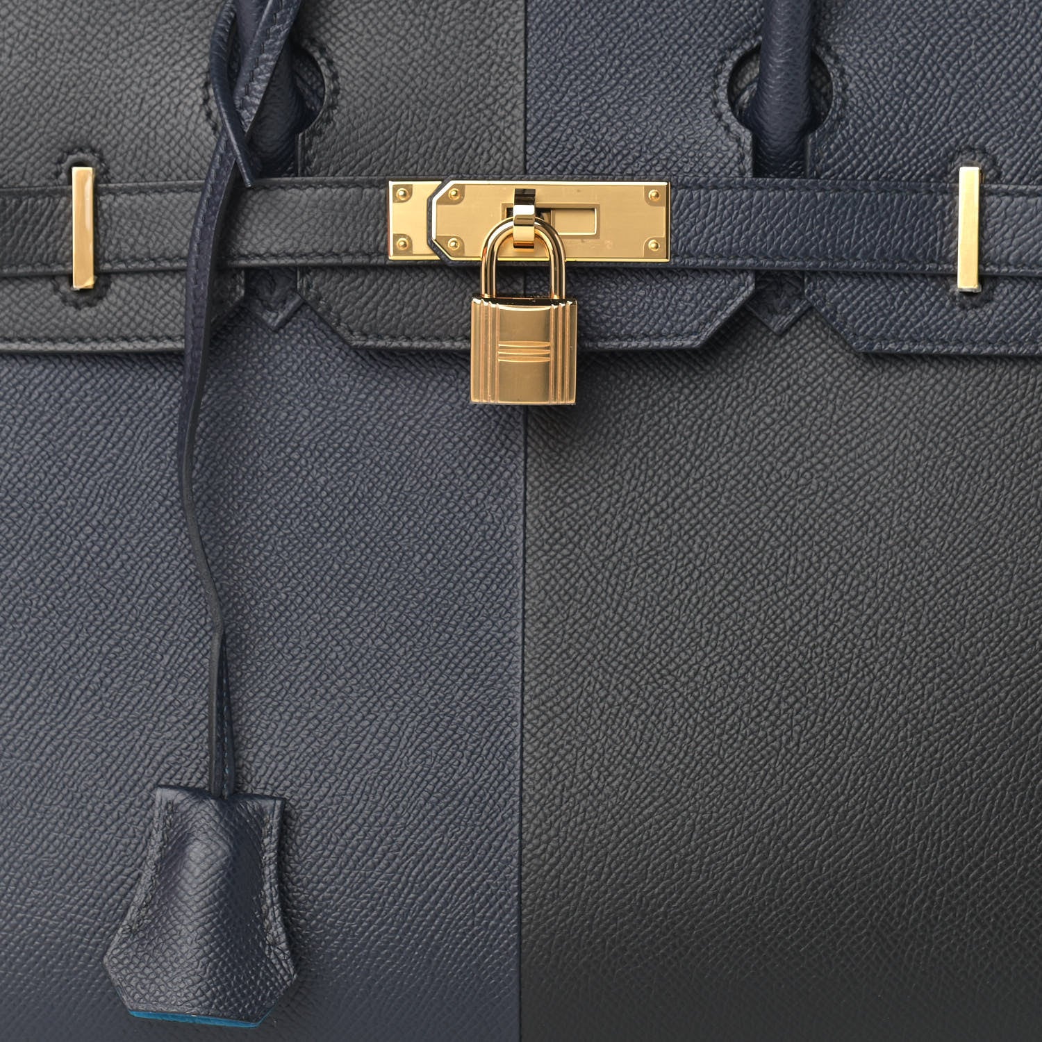 Hermes Epsom Casaque Birkin Sellier 30 Bleu Indigo Black Bleu Frida 8 of 11