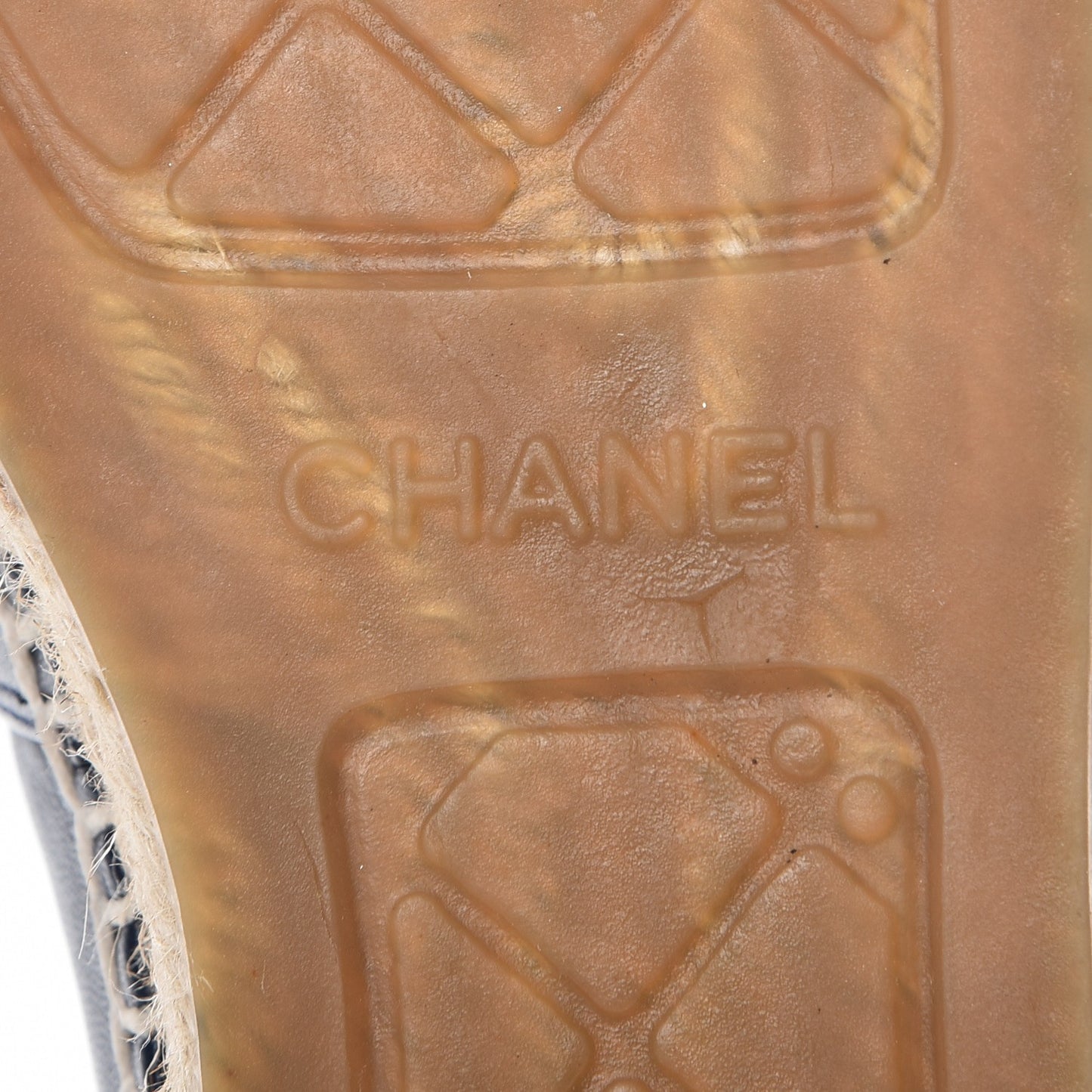 Lambskin CC Espadrilles 41 Navy Black