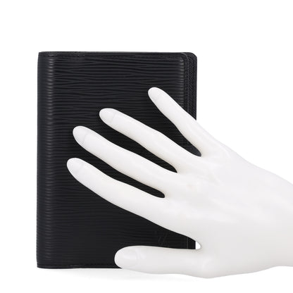 Louis Vuitton Epi Small Ring Agenda Cover Black 2 of 7