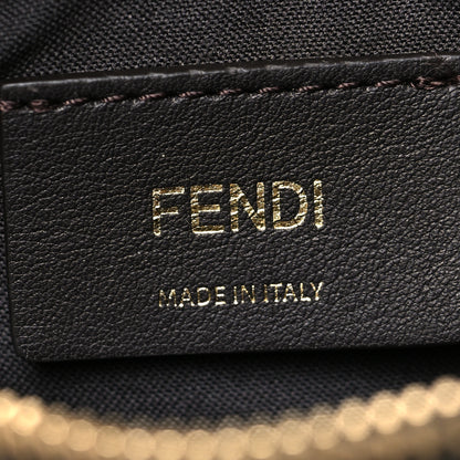 Fendi Vitello Grace Matte Small Fendigraphy Hobo Bag Dark Coffee 6 of 10