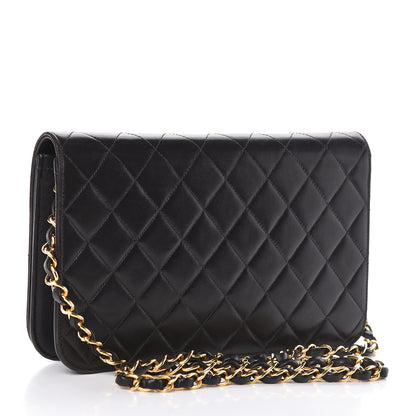 Chanel Lambskin Quilted Small Single Flap Black 3 of 11