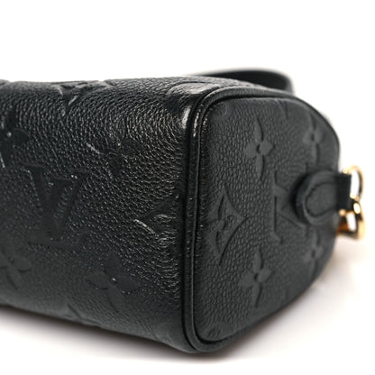 Louis Vuitton Empreinte Monogram Nano Speedy Black 9 of 10