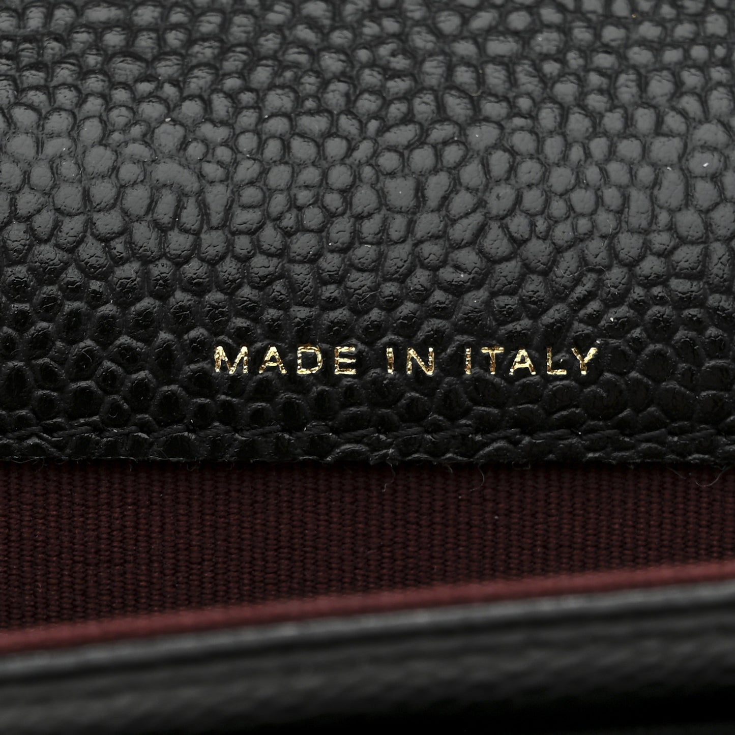 Caviar Quilted Flap Card Holder Wallet Black