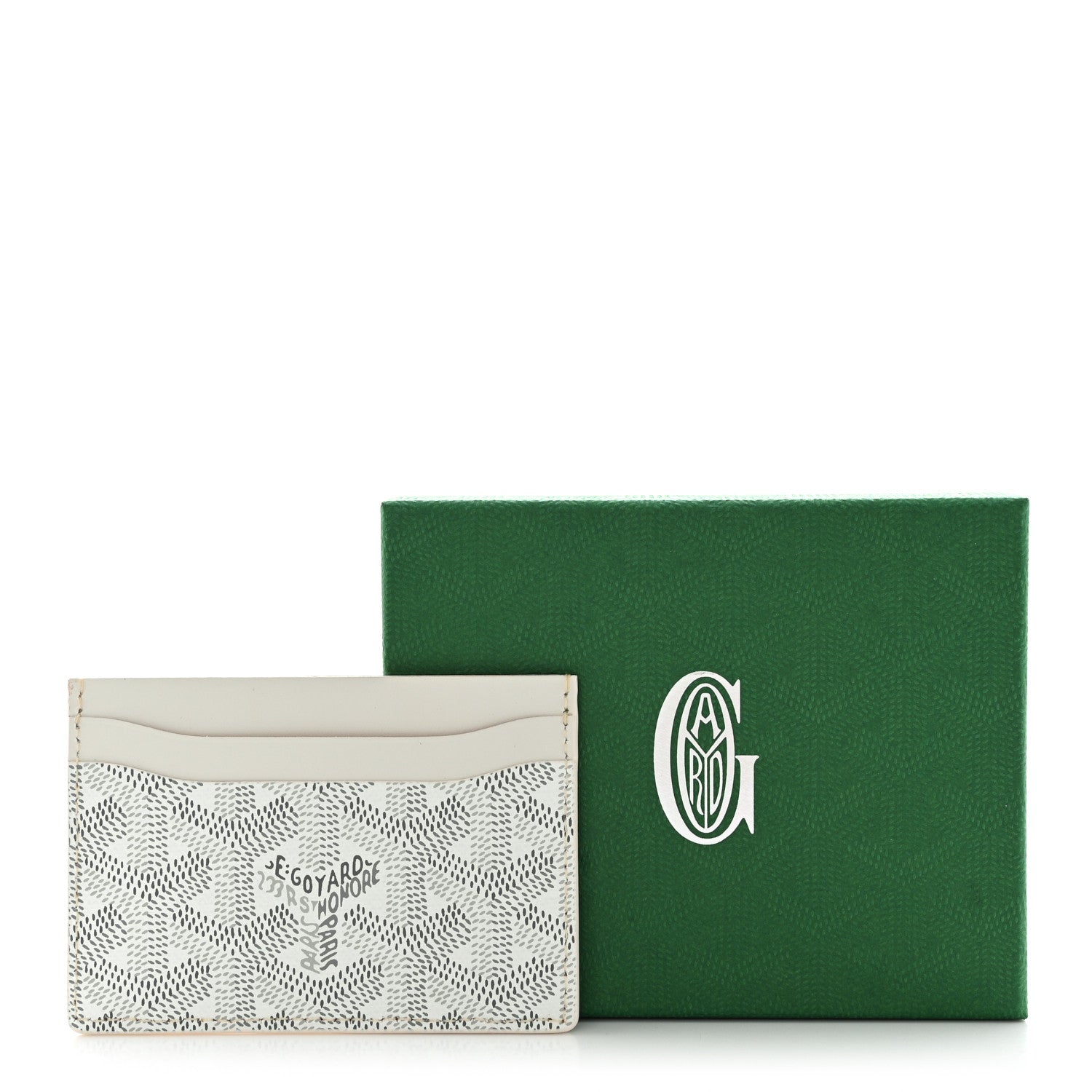 Goyard Goyardine Saint Sulpice Card Holder White 7 of 7
