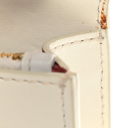 Off-White Calfskin Jitney 0.5 Cash Inside Crossbody Bag White 13 of 13