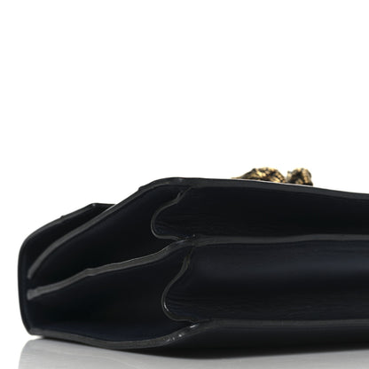 Gucci Moon Calfskin Bamboo Web Medium Dionysus Top Handle Bag Blue Emerald Hibiscus Red 17 of 22