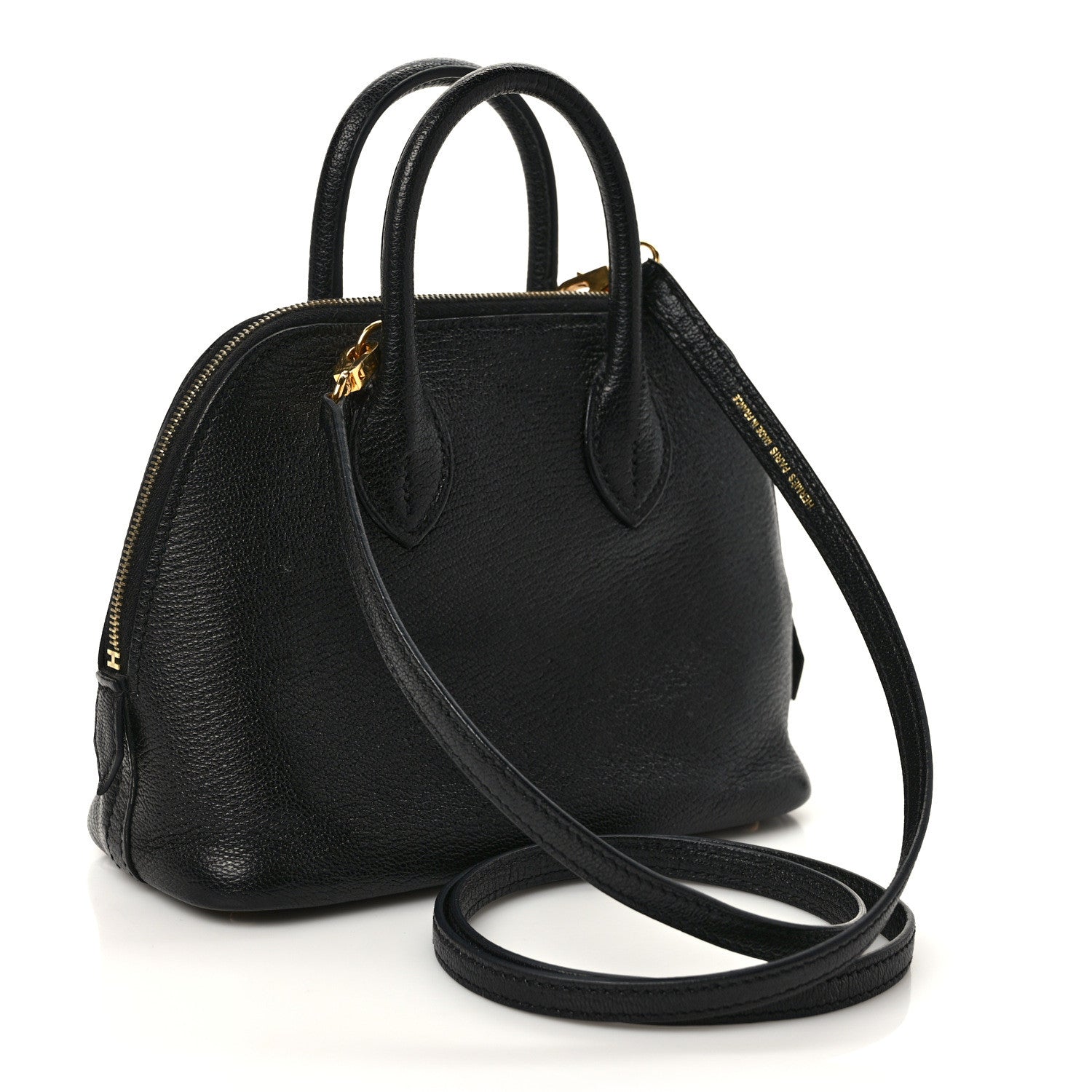 Hermes Chevre Mysore Mini 1923 Bolide Black 3 of 11