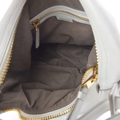 Tom Ford Calfskin Zip Hobo White 5 of 9