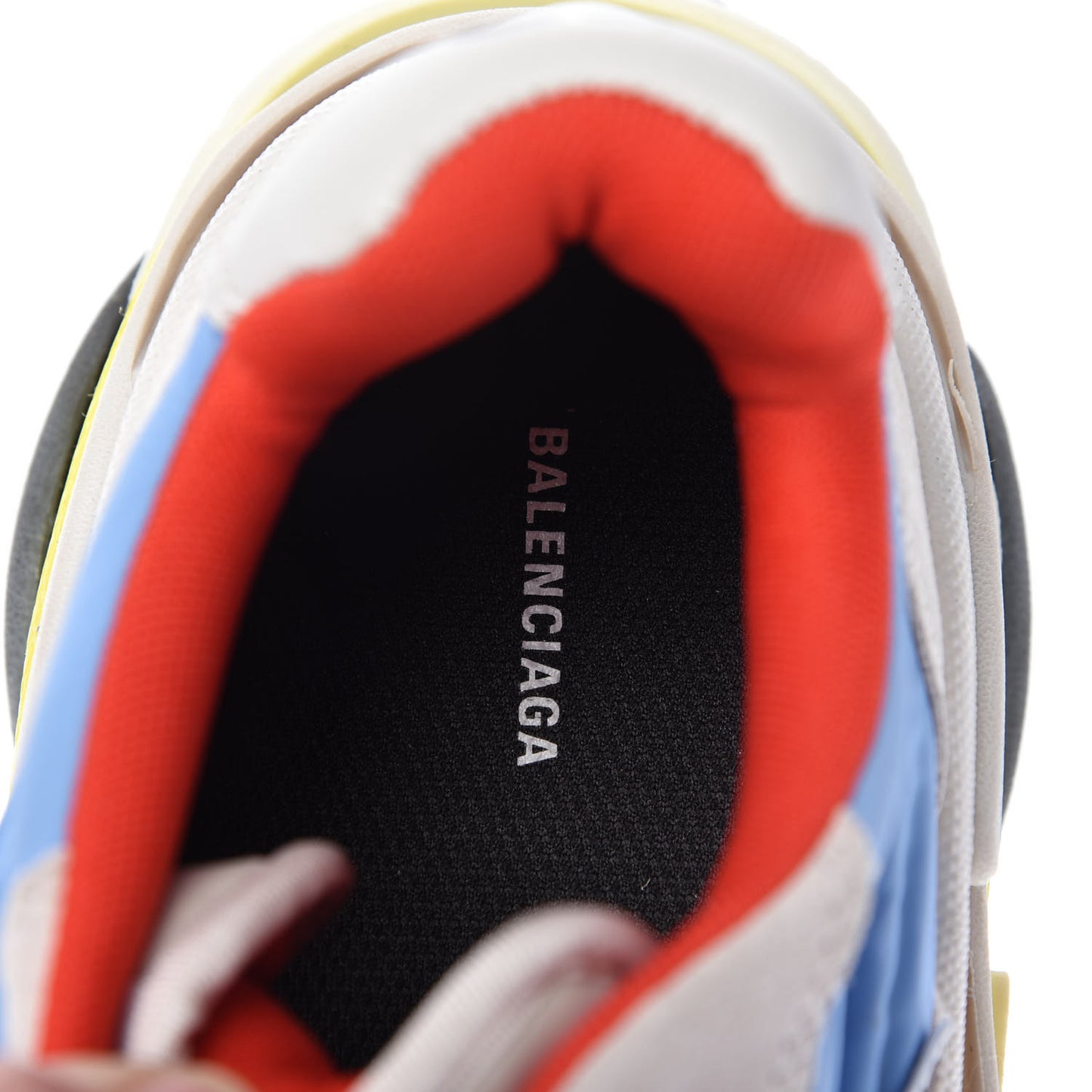 Nylon Suede Womens Triple S 2.0 Sneakers 42 Gris Bleu Rouge