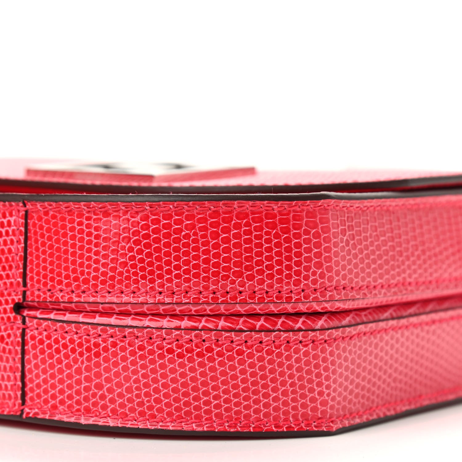 Hermes Lizard Mosaique Au 24-17 Rose Extreme 8 of 8