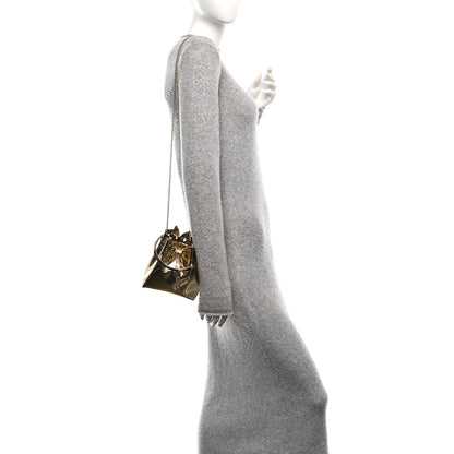 Jimmy Choo Metallic Patent Bon Bon Bag Gold 2 of 9