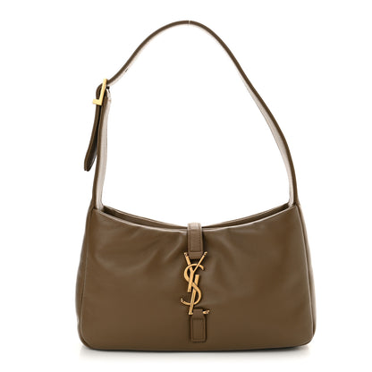 Saint Laurent Padded Lambskin Le 5 A 7 Hobo Dark Peanut 1 of 10