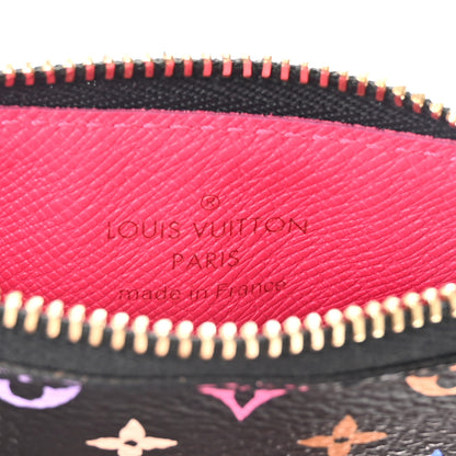 Louis Vuitton Monogram Multicolor Key Pouch Black Grenade 6 of 7