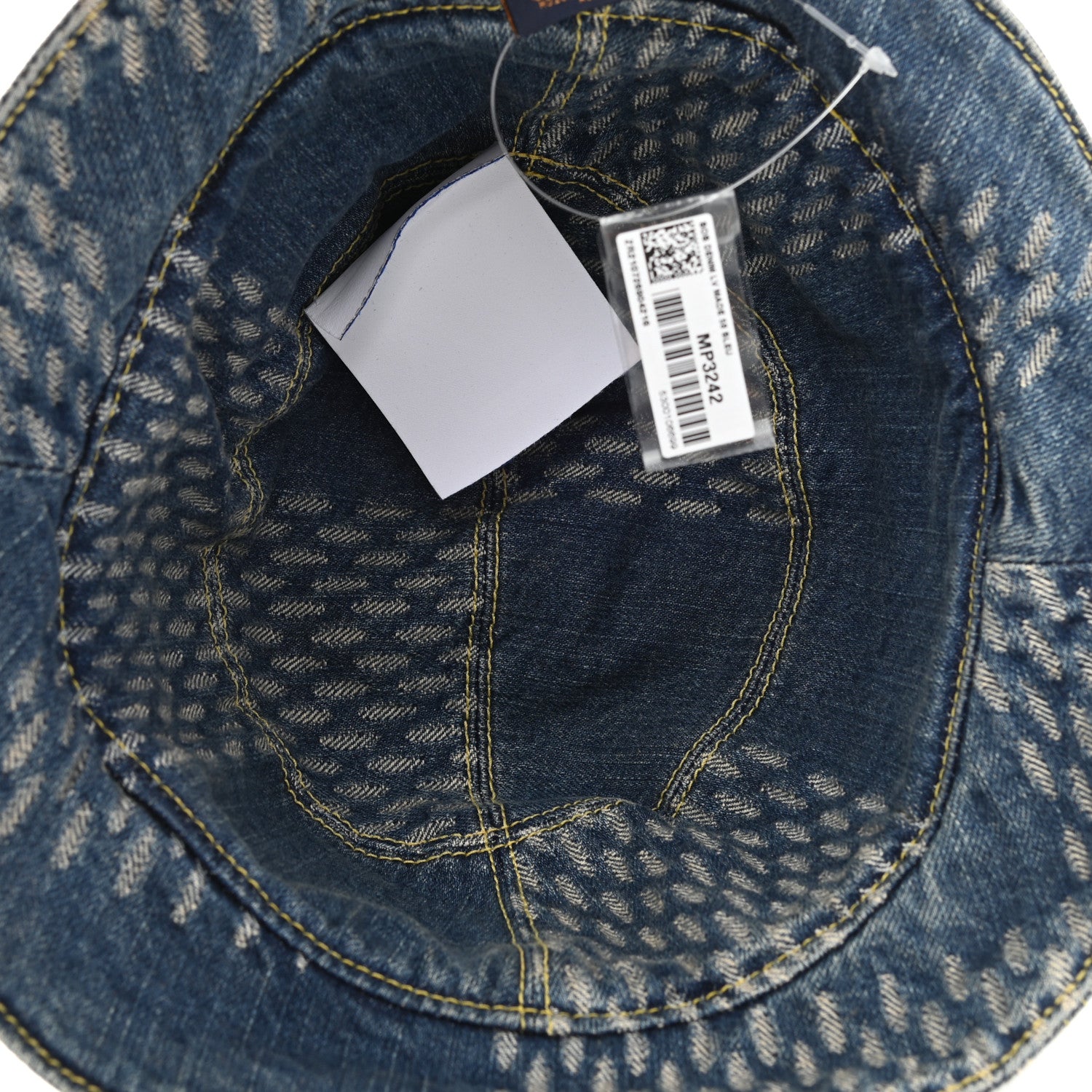 Louis Vuitton x NIGO Monogram Denim LV Made Bucket Hat M Blue 7 of 8