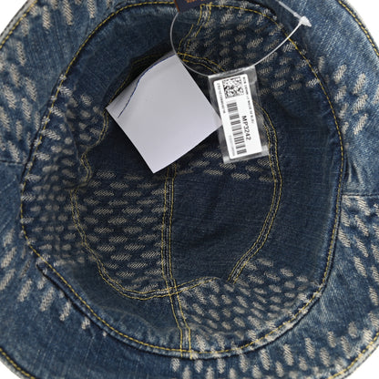 Louis Vuitton x NIGO Monogram Denim LV Made Bucket Hat M Blue 7 of 8