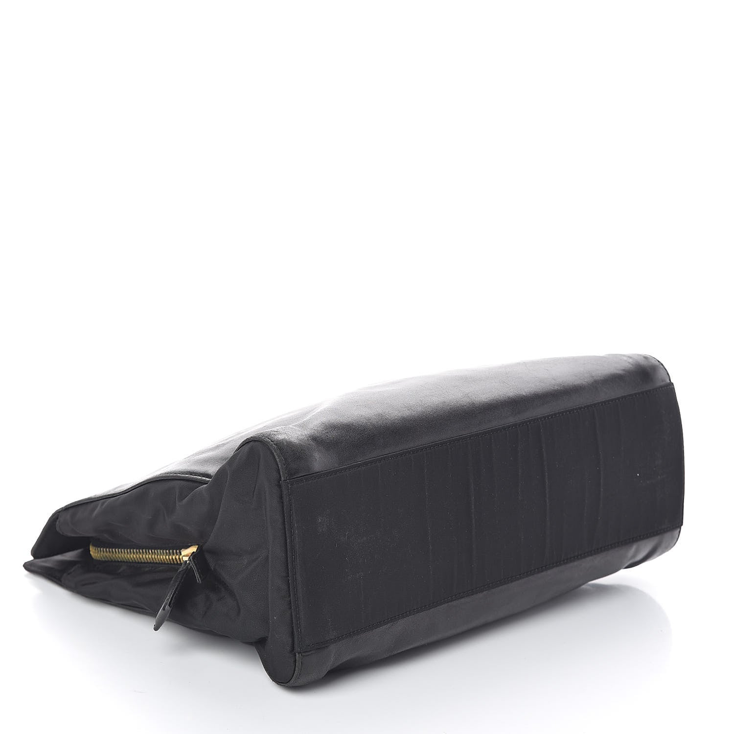 Prada Nappa Tessuto Nylon Chain Tote Black 4 of 9