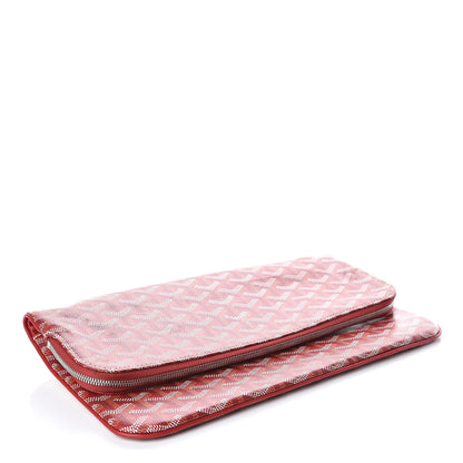 Goyard Goyardine Sainte Marie Soft Clutch Red 7 of 15