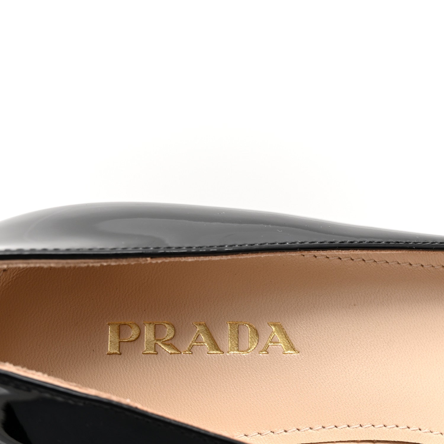 Prada Vernice Pointed Toe 50mm Bow Pumps 38 Black 8 of 10