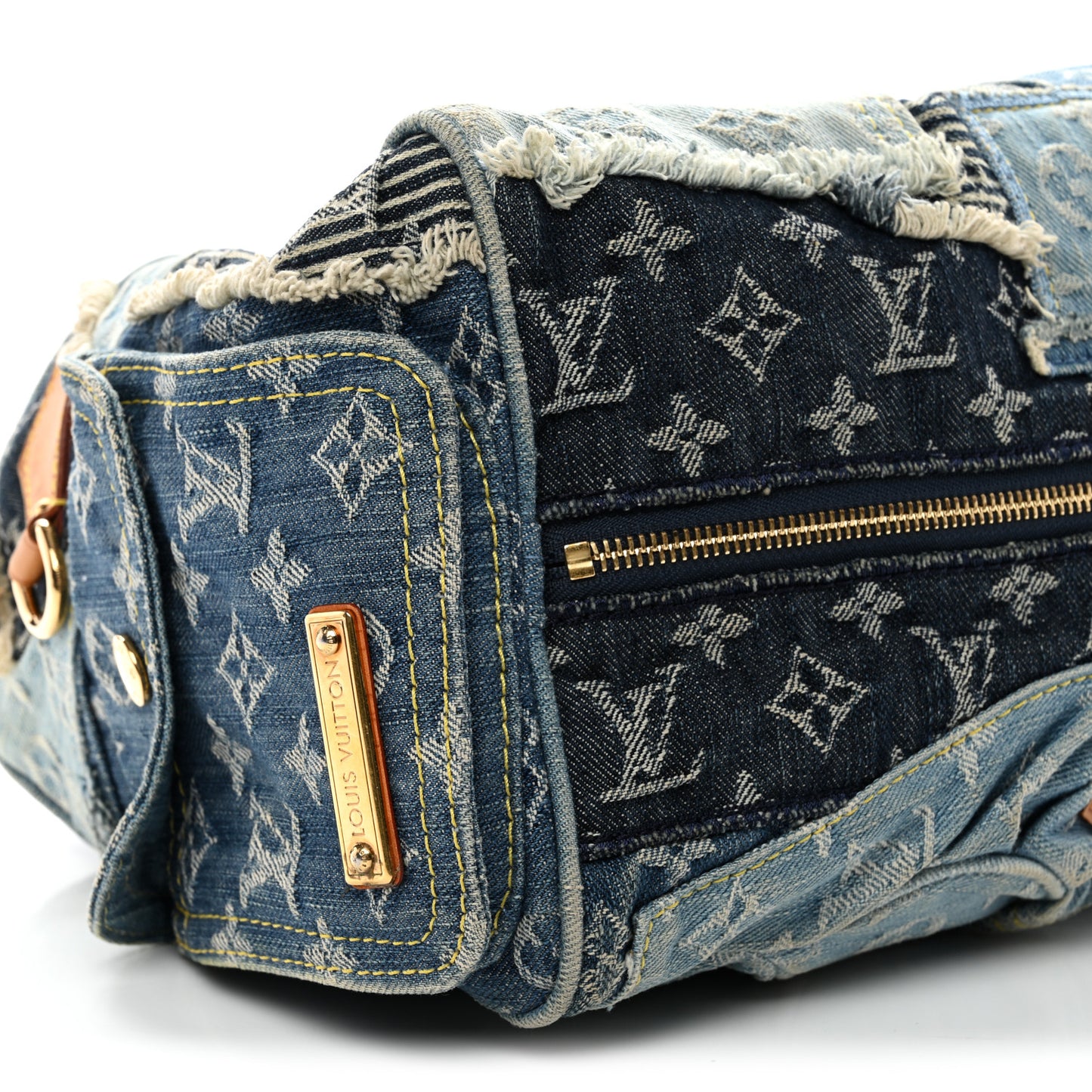 Denim Patchwork Speedy 30 Blue