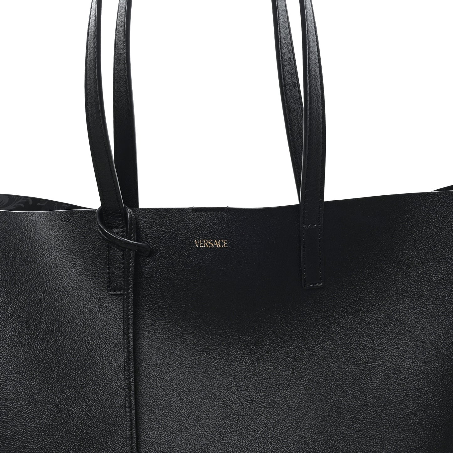 Calfskin Virtus Tote Black