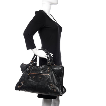 Balenciaga Agneau Giant 21 Rose Gold Hardware Work Black 2 of 14