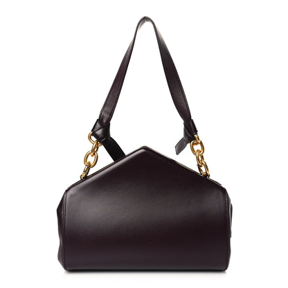 Bottega Veneta Nappa Angular Chain Knot Clutch Grape 1 of 8