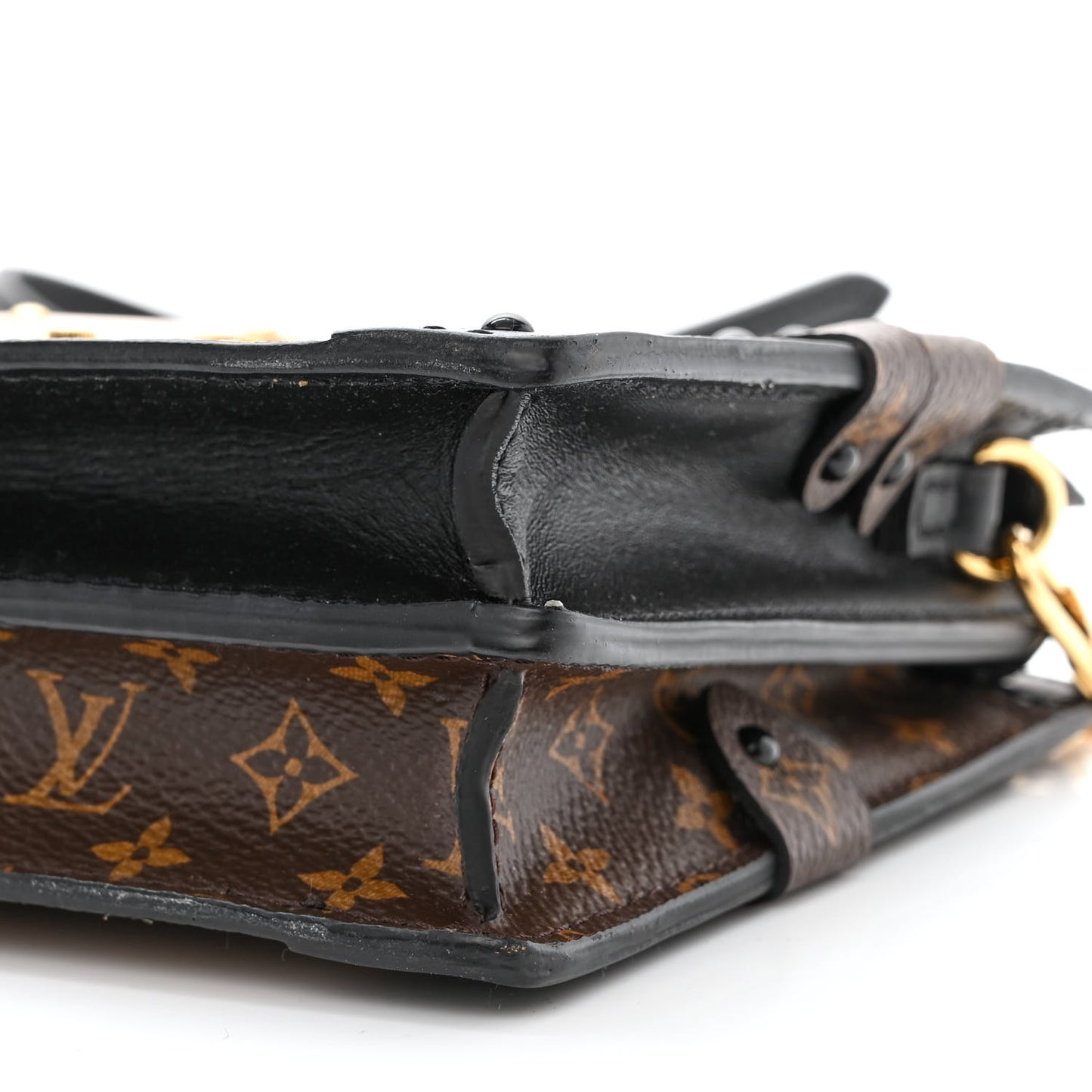 Reverse Monogram Trunk Clutch
