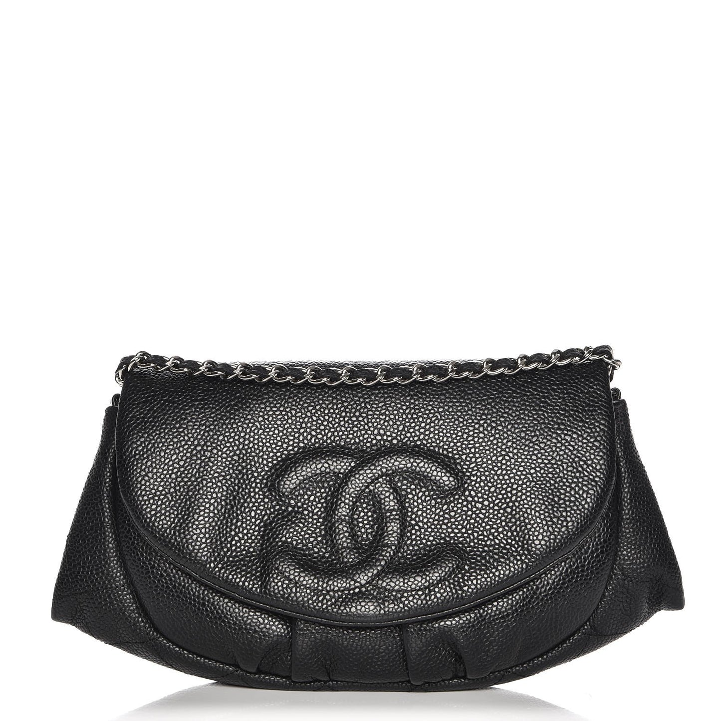 Caviar Half Moon Wallet On Chain WOC Black