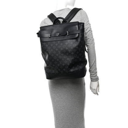 Louis Vuitton Monogram Eclipse Steamer Backpack 2 of 10