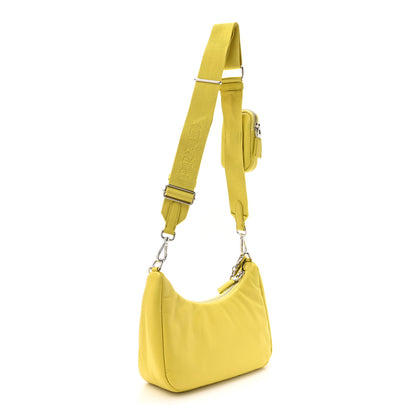Prada Nappa Soft Padded Re-Edition 2005 Shoulder Bag Cedro 3 of 9