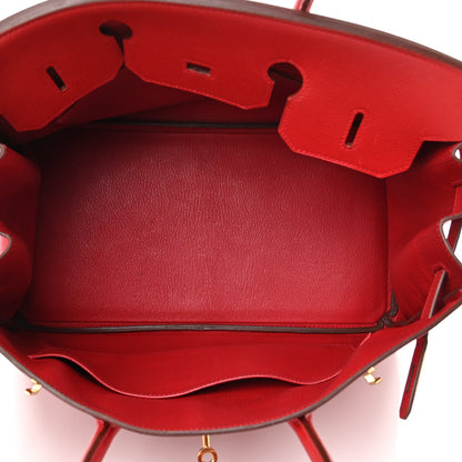 Hermes Epsom Birkin 35 Rouge Casaque 8 of 29