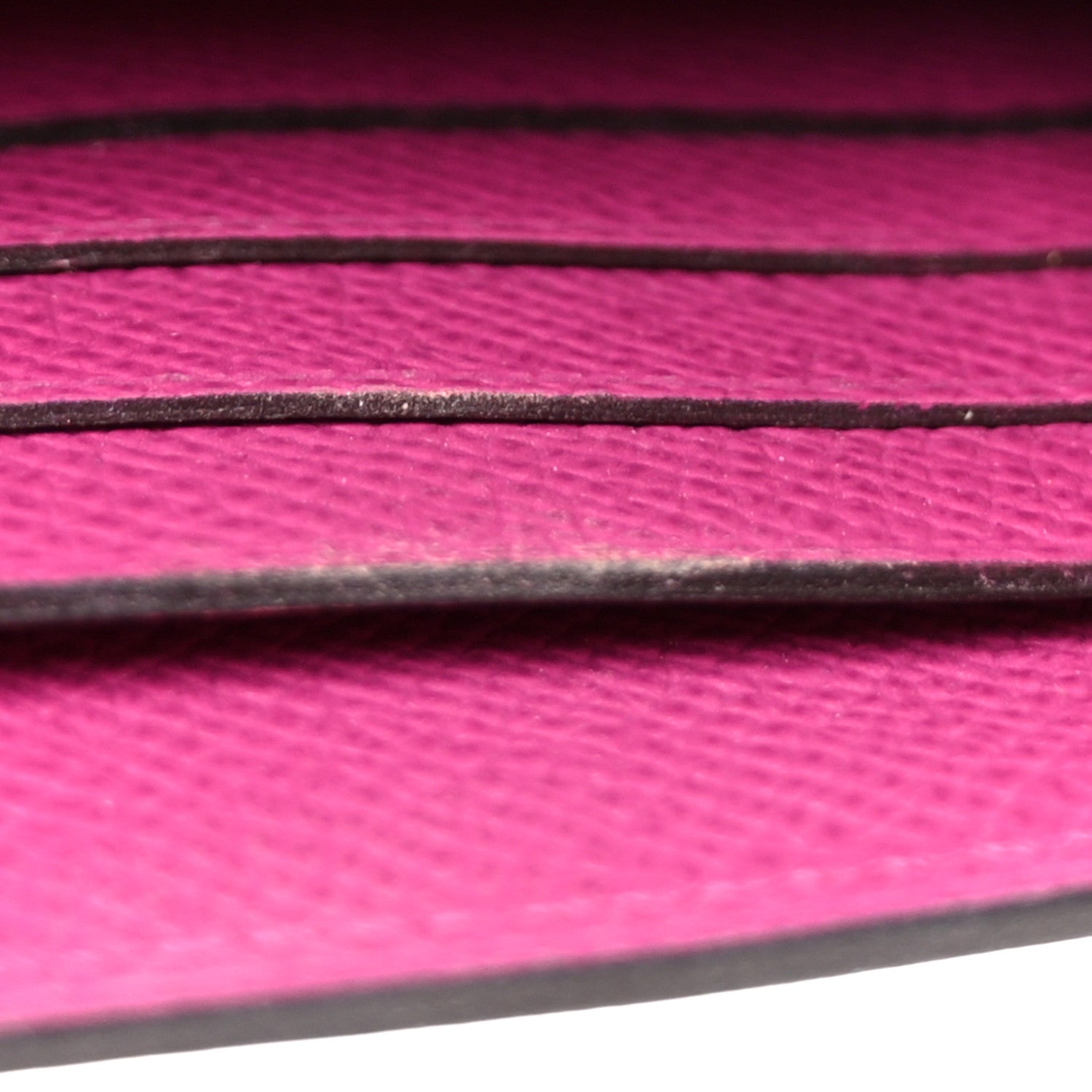 Hermes Epsom Kelly Longue Wallet Rose Pourpre 9 of 9
