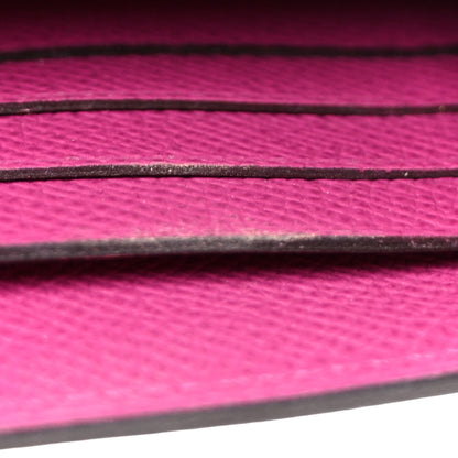 Hermes Epsom Kelly Longue Wallet Rose Pourpre 9 of 9