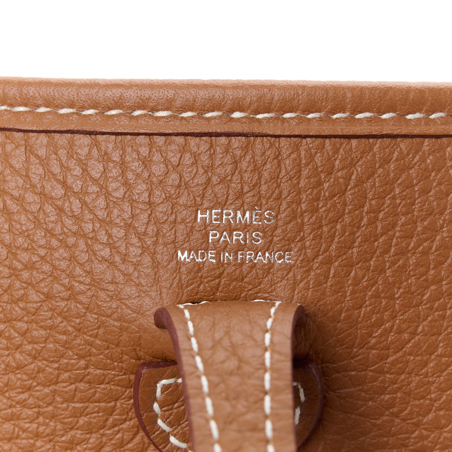 Hermes Taurillon Maurice Amazone Evelyne TPM Gold White 6 of 10