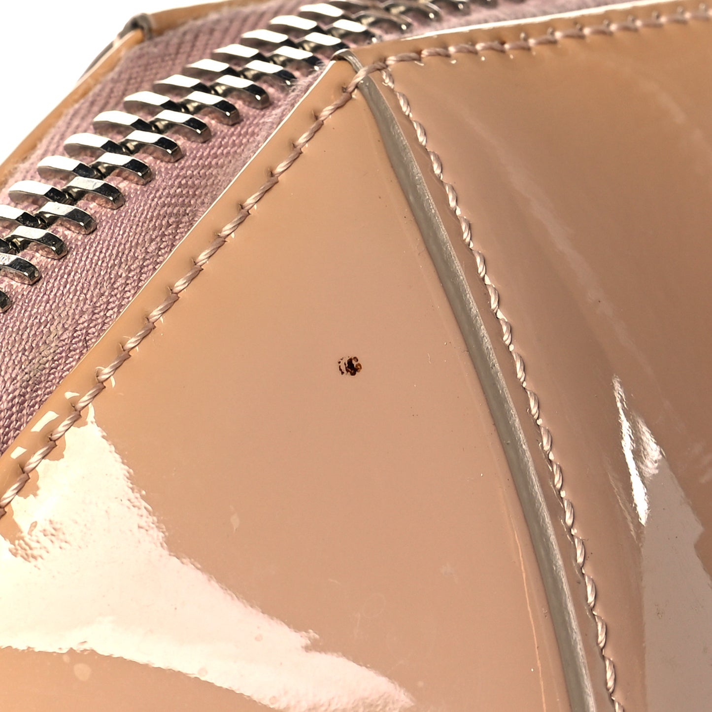 Patent Calfskin Small Antigona Pink