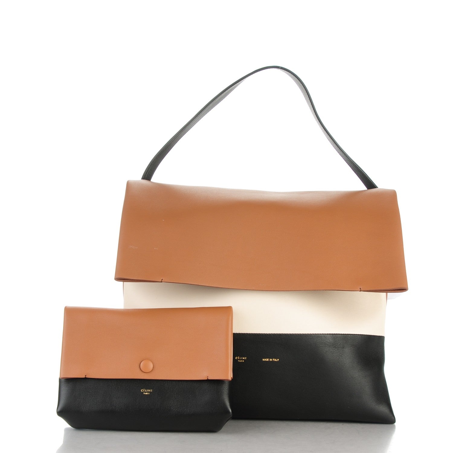 Celine Calfskin All Soft Shoulder Bag Tan 3 of 8