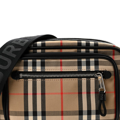 Burberry Vintage Check Calfskin Small Camera Bag Archive Beige 8 of 10