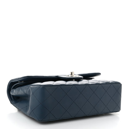 Chanel Lambskin Quilted Small Double Flap Navy 4 of 10