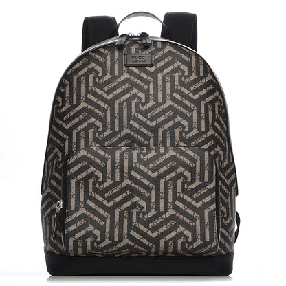 Gucci GG Supreme Monogram Caleido Medium Day Backpack Black 1 of 8