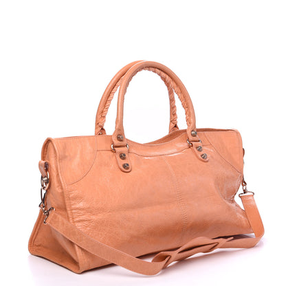Balenciaga Agneau Giant 12 Rose Gold Hardware Part Time Rose Blush 2 of 10