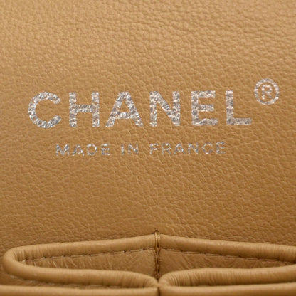 Chanel Caviar Quilted Medium Double Flap Beige 6 of 10