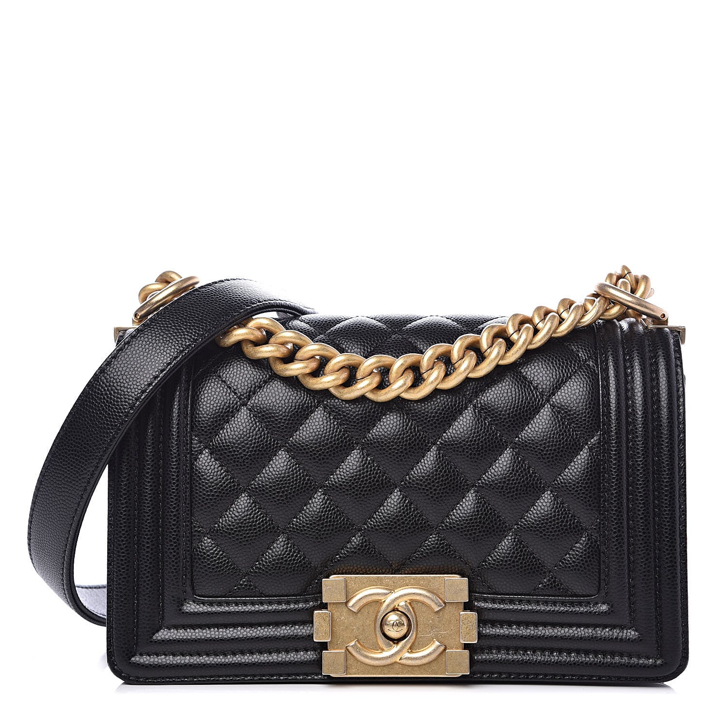 Chanel Caviar Quilted Small Boy Flap Black 1 of 11