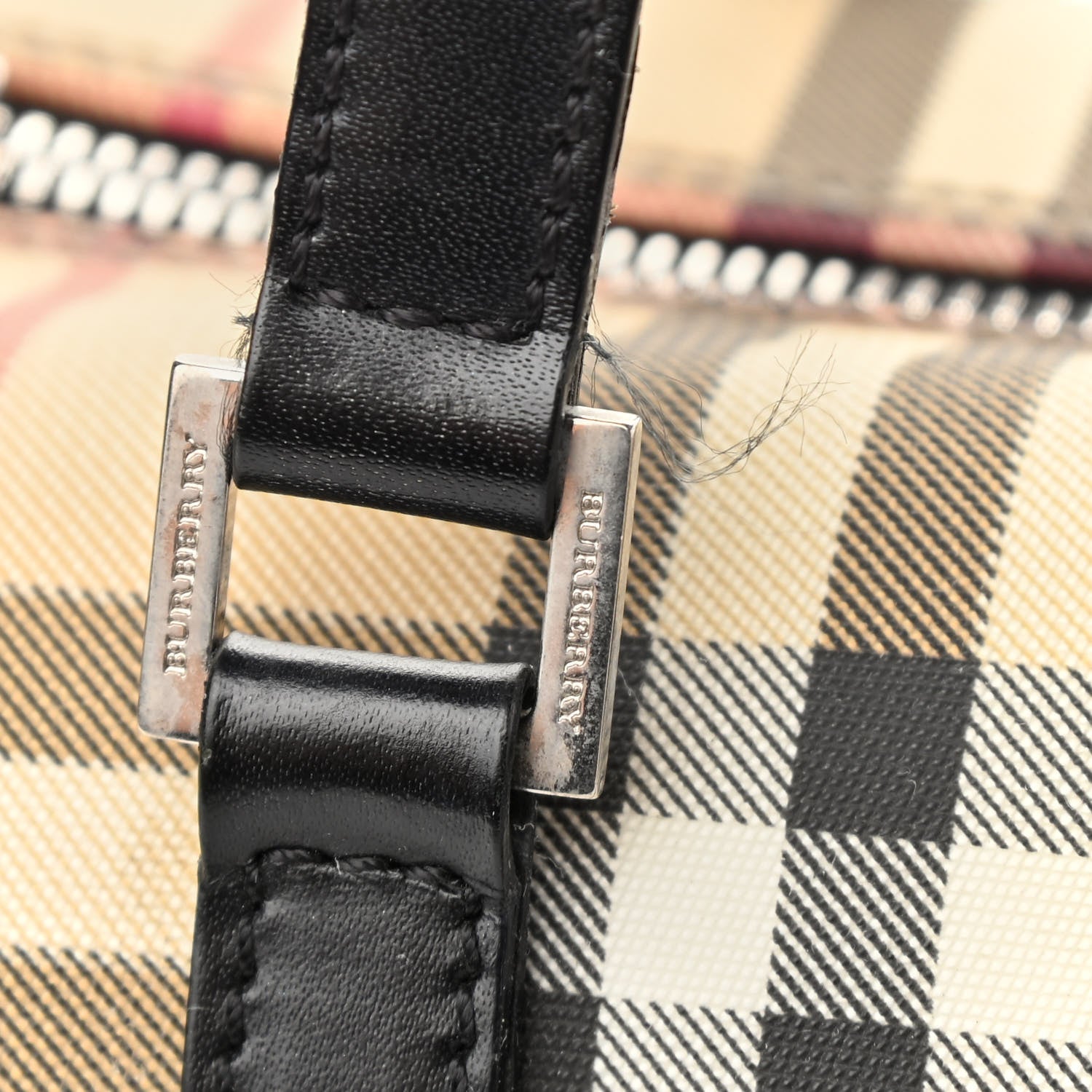 Burberry House Check Barrel Bag Black 12 of 13