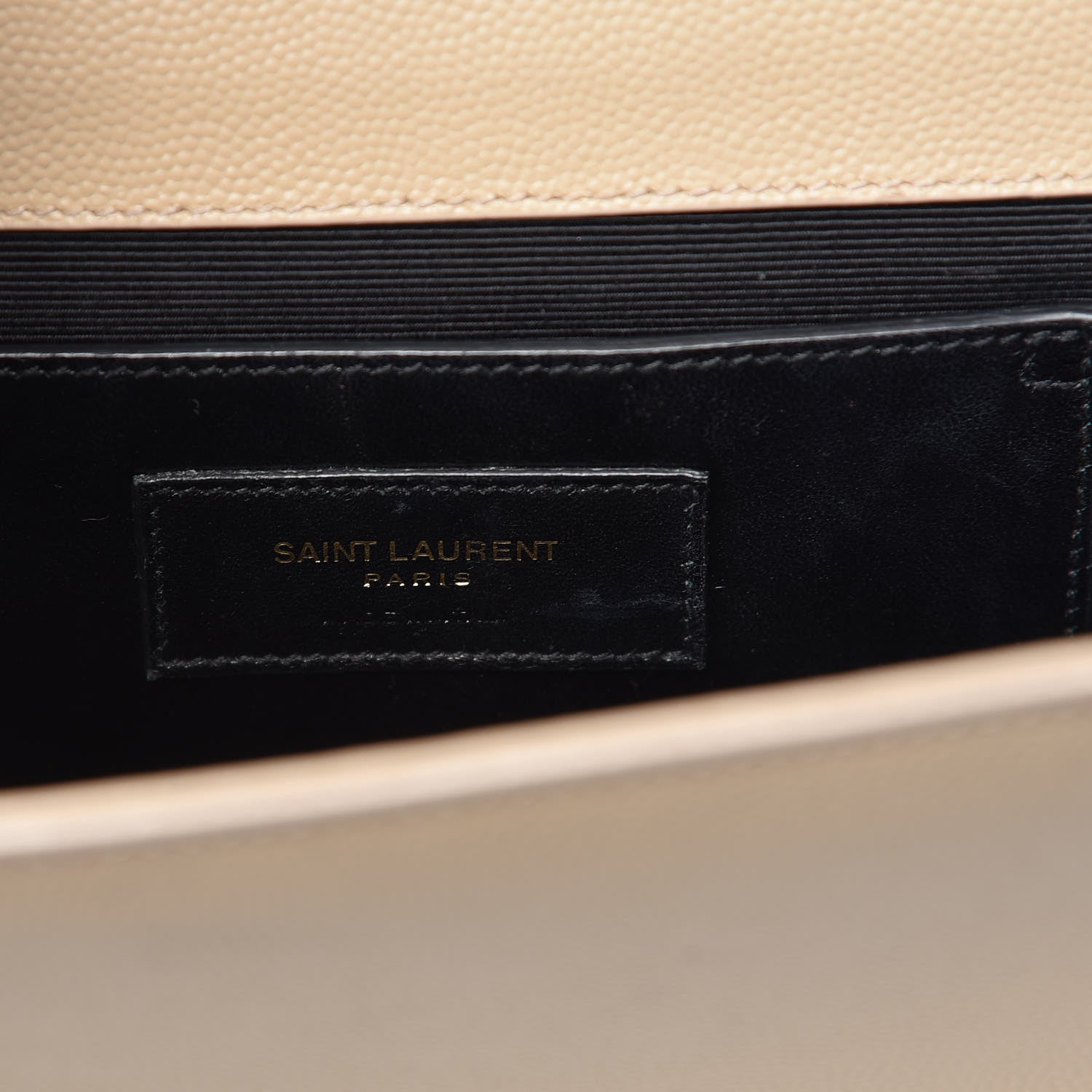 Saint Laurent Grain De Poudre Medium Monogram Kate Satchel Nude Powder 8 of 13