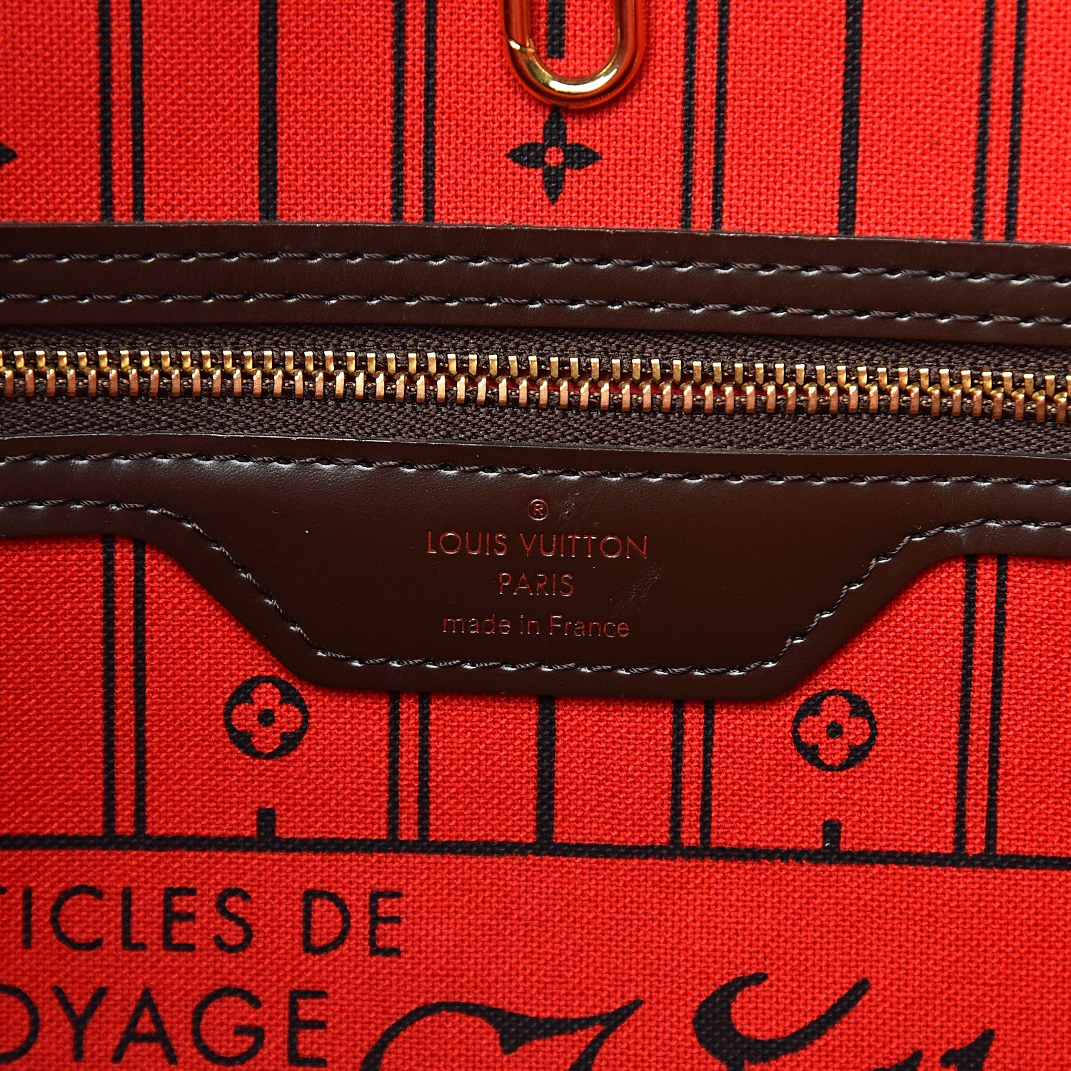 Louis Vuitton Damier Ebene Neverfull MM 6 of 11